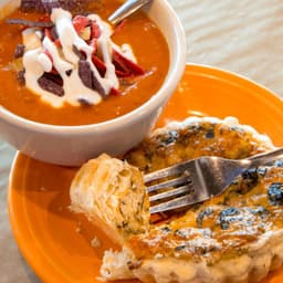Quiche & Signature Soup or Salad